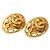 Orecchini a clip Vintage Chanel Coco Mark D'oro