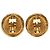 Orecchini a clip rotondi Chanel Coco Mark Vintage D'oro - vista 2