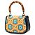 Borsa a mano/Borsa a tracolla Gucci Bamboo 1947 Multicolore Blu navy - vista 2