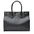 Borsa Tote Piccola Saint Laurent Rive Gauche Nero - vista 3