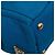 Borsa a mano in canapa con logo triangolo Prada Blu - vista 5