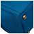 Borsa a mano in canapa con logo triangolo Prada Blu - vista 7