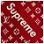 Sciarpa Stole in Lana e Cashmere con Frange Louis Vuitton x Supreme Rosso - vista 4