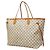 Borsa a tracolla Louis Vuitton Damier Azur Neverfull GM Marrone Bianco - vista 2