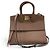 Borsa a tracolla 2-way in pelle morbida Studio Gancini Salvatore Ferragamo Marrone