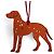 Portachiavi Petit H in pelle Rose Etoupe Cane Dalmata Hermès Taupe