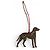 Portachiavi Petit H in pelle Rose Etoupe Cane Dalmata Hermès Taupe - vista 4