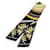 Hermès Sciarpa in seta HERMES Carre Long Maxi Twilly Nero Giallo  - vista 1