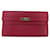 Cartera larga Kelly Hermès en piel Epsom Ruby Roja  - vista 1