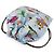 Pochette de cordón con estampado de surf Logo Triangle Prada 1NK001 Azul Multicolor - vista 4
