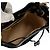 Bolsa de couro com acabamento em camurça Gucci Sherry Line Preto - vista 5