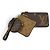 Pochette Trio in pelle Monogram Giant Reverse Louis Vuitton Marrone