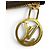 Pochette Trio in pelle Monogram Giant Reverse Louis Vuitton Marrone - vista 10