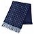 Stola in lana e cashmere Monogram Gradient Louis Vuitton Blu navy