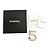 Spilla Chanel 24S Coco Mark No. 5 Pearl D'oro - vista 2