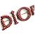 Spilla Christian Dior con strass Rosa D'oro - vista 7