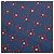 Stola reversibile in cashmere e seta Tissé Hermès Marrone Blu navy - vista 5