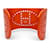 Hermès Hermes Evelyne Aluminum Bangle Orange  - view 3