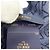 Stola Louis Vuitton in lana e seta blu navy - vista 9