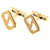 Hermès Gemelli Delta Hermes in metallo dorato D'oro