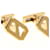 Hermès Gemelli Delta Hermes in metallo dorato D'oro - vista 2