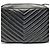 Borsa a tracolla Saint Laurent Lou Camera Bag Nero - vista 4