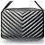 Borsa a tracolla Saint Laurent Lou Camera Bag Nero - vista 8