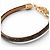 Pulsera Charm Monogram Louis Vuitton Castaño Dorado - vista 2