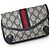 Pochette Gucci GG Plus Blu Beige - vista 3