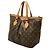 Bolso Louis Vuitton Monogram Palermo PM Castaño Negro - vista 2