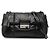 Borsa a tracolla bomber in nappa Prada Nero