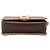 16 Céline Celine Bolso bandolera de lona revestida Macadam marrón Castaño - vista 3