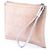 Clutch LOEWE in scamosciato beige con Anagram - vista 2