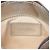 Clutch LOEWE in scamosciato beige con Anagram - vista 5