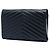 Portafoglio a catena envelope Cassandre in pelle grain de poudre nera Saint Laurent Nero - vista 2