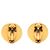 Orecchini a clip Chanel Gold CC placcati oro con perle finte intrecciate e smalto D'oro - vista 2