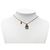 Collana con pendente Chanel Gold placcata oro con smalto e strass D'oro - vue 6