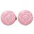 Orecchini Chanel Pink CC placcati oro ed smalto a clip