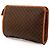 Céline Clutch de lona revestida Celine Marrón Macadam Castaño - vista 2