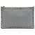 Clutch Valentino Rockstud in pelle di vitello granulata grigia Marrone