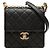 Chanel Black Small Lambskin Chic Pearls Flap Nero