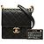 Chanel Black Small Lambskin Chic Pearls Flap Nero - vista 7