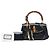 Borsa Gucci Black Medium Calfskin New Bamboo Top Handle Nero - vista 6
