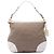 Borsa a tracolla Prada in tela beige Canapa con logo