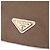 Borsa a tracolla Prada in tela beige Canapa con logo - vista 5