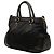 Borsa Tessuto di Prada con bordi in pelle nera Nero - vista 2