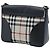 Burberry Black Small Haymarket Check Nylon e Pelle Dickens Crossbody Nero - vista 2