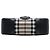 Burberry Black Small Haymarket Check Nylon e Pelle Dickens Crossbody Nero - vista 3