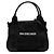 Balenciaga Borsa Satchel in Denim Nero Navy XS