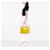 Prada Borsa Double Saffiano Cuir Gialla Medium Giallo - vista 6